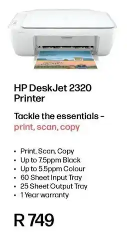 Computer Mania HP DeskJet 2320 Printer offer