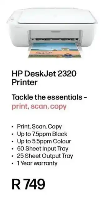 Computer Mania HP DeskJet 2320 Printer offer