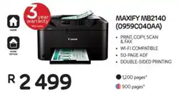 Computer Mania Canon Maxify MB2140 Printer offer