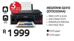 Computer Mania Canon Megatank G2410 Printer offer