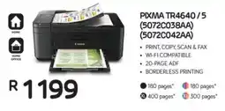 Computer Mania Canon Pixma TR4640/5 Printer offer