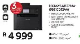 Computer Mania Canon i-Sensys MF275dw Printer offer
