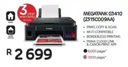 Computer Mania Canon Megatank G3410 Printer offer