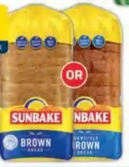 Pick n Pay Sunbake Brown Sliced or Farmstyle Brown Sliced Bread offer