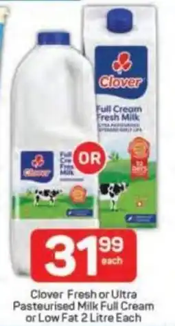 Pick n Pay Clover Fresh or Ultra Pasteurised Milk Full Cream or Low Fat offer