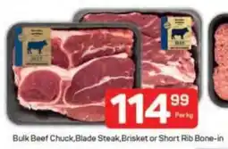 Pick n Pay Bulk Beef Chuck, Blade Steak, Brisket or Short Rib Bone-in offer
