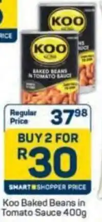 Pick n Pay Koo Baked Beans in Tomato Sauce offer