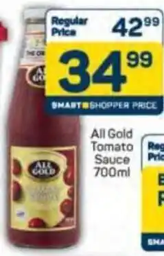 Pick n Pay All Gold Tomato Sauce offer