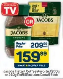 Pick n Pay Jacobs Instant Coffee Assorted or Refill offer