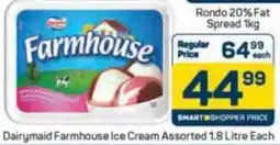 Pick n Pay Dairymaid Farmhouse Ice Cream Assorted offer