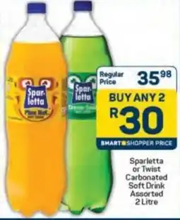 Pick n Pay Sparletta or Twist Carbonated Soft Drink Assorted offer