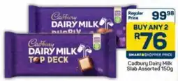 Pick n Pay Cadbury Dairy Milk Slab Assorted offer
