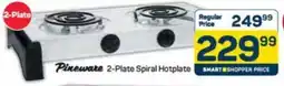 Pick n Pay Pineware 2-Plate Spiral Hotplate offer
