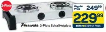 Pick n Pay Pineware 2-Plate Spiral Hotplate offer