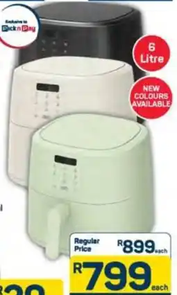 Pick n Pay Defy Digital Air Fryer Assorted Colours offer