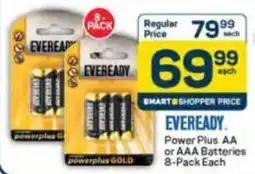 Pick n Pay Eveready Power Plus AA or AAA Batteries offer