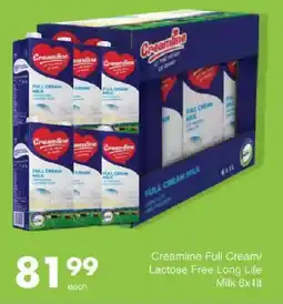 Save Creamline Full Cream/ Lactose Free Long Life Milk offer