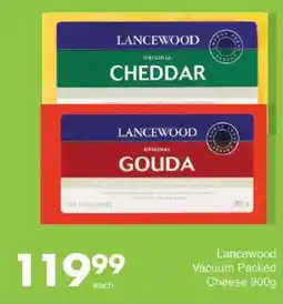 Save Lancewood Vacuum Packed Cheese offer