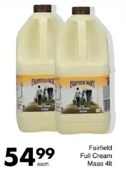 Save Fairfield Full Cream Maas offer