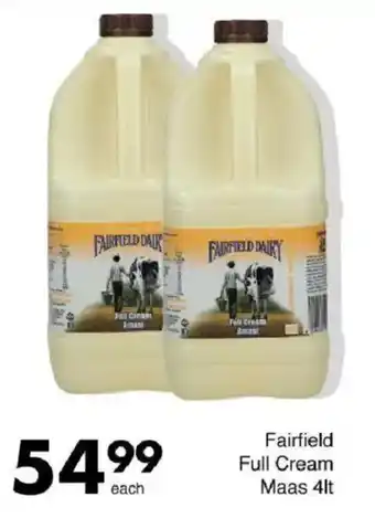 Save Fairfield Full Cream Maas offer