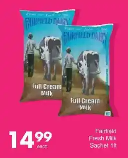 Save Fairfield Fresh Milk Sachet offer