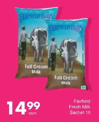Save Fairfield Fresh Milk Sachet offer