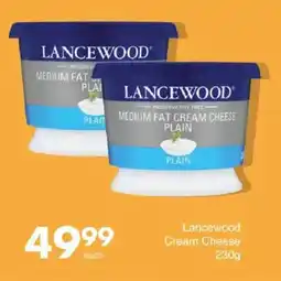 Save Lancewood Cream Cheese offer