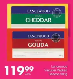 Save Lancewood Vacuum Packed Cheese offer