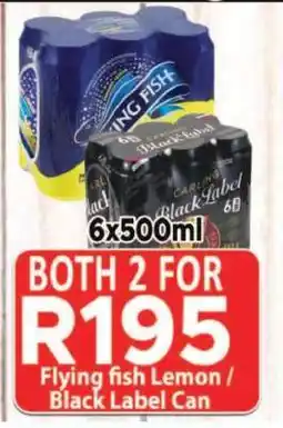 Supa Store Flying Fish Lemon / Black Label Can offer