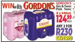 Supa Store Gordon's Gin & Tonic/Pink Tonic offer