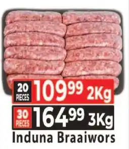 Supa Store Induna Braaiwors offer