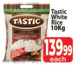 Supa Store Tastic White Rice 10Kg offer