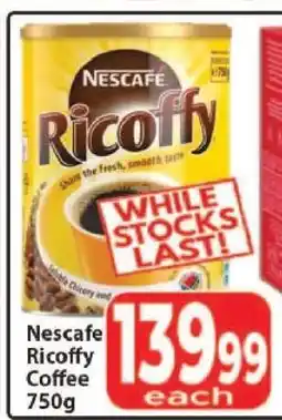 Supa Store Nescafe Ricoffy Coffee 750g offer