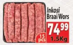 Supa Store INKOSI BRAAI WORS offer