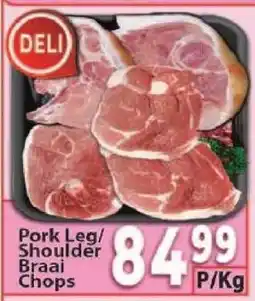 Supa Store Pork leg/Shoulder Braai chops offer