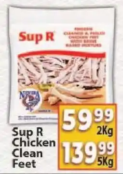 Supa Store Sup R Chicken Clean feet offer