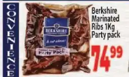 Supa Store Berkshire Marinated Ribs 1Kg Party pack offer