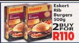 Supa Store Eskort Rib Burgers 500g offer