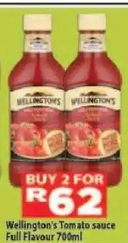 Supa Store Wellington's Tomato Sauce offer