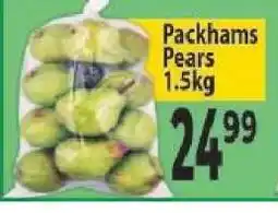 Supa Store Packhams Pears offer