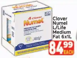 Supa Store Clover Numel L/Life Medium Fat 6x1L offer
