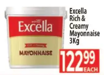 Supa Store Excella Rich & Creamy Mayonnaise 3Kg offer