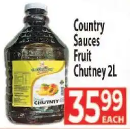 Supa Store Country Sauces Fruit Chutney 2L offer
