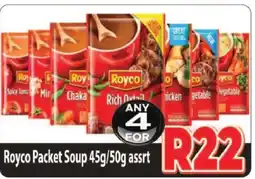 Supa Store Royco Packet Soup 45g/50g assrt offer