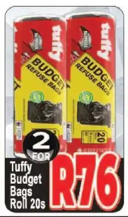 Supa Store Tuffy Budget Bags Roll 20s offer