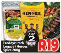 Supa Store FreddyHirsch Legacy / Heroes Spice 200g offer