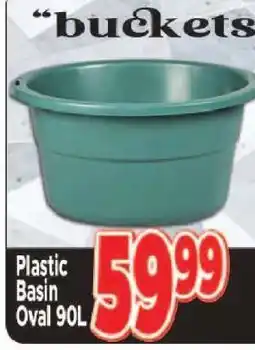 Supa Store Plastic Basin Oval 90L offer