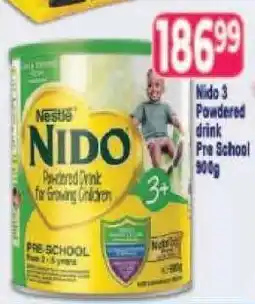 Supa Store Nido 3 Powdered drink Pre School 900g offer