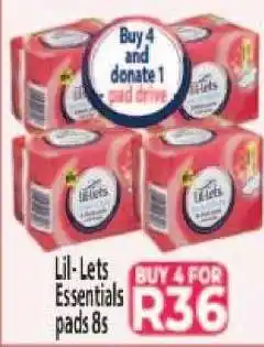 Supa Store LIL-LETS Essentials Pads 8s offer