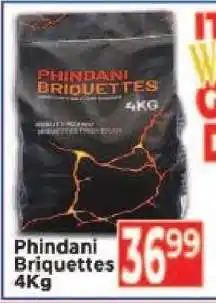Supa Store Phindani Briquettes 4Kg offer